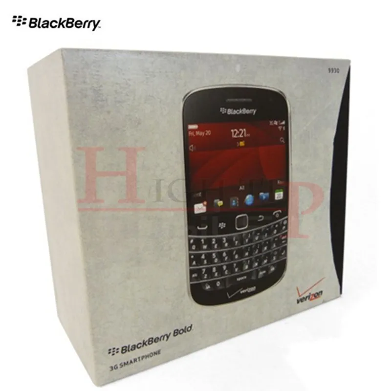 Разблокированный оригинальный мобильный телефон Blackberry Bold touch 9930 Wi-Fi gps 5.0MP 8 ГБ Внутренняя память 2,8 "сенсорный экран Восстановленный