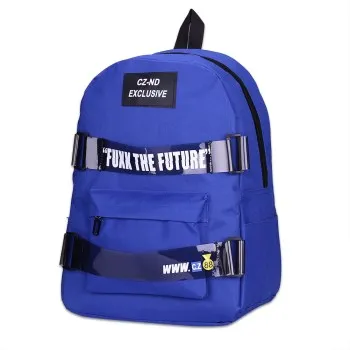 

9189P Two F Waterproof Nylon Women Backpack Fashion Black Shoulder Back Bag