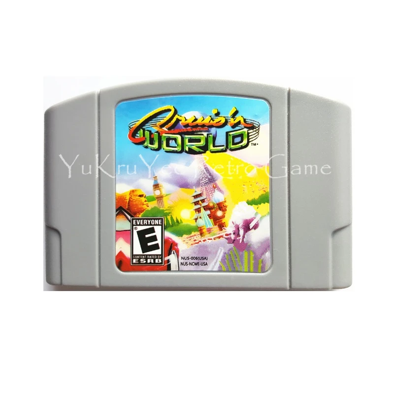 

Cruis'n World Video Game Accessories Memory Cartridge Card for 64 Bit Console US NTSC Version N14