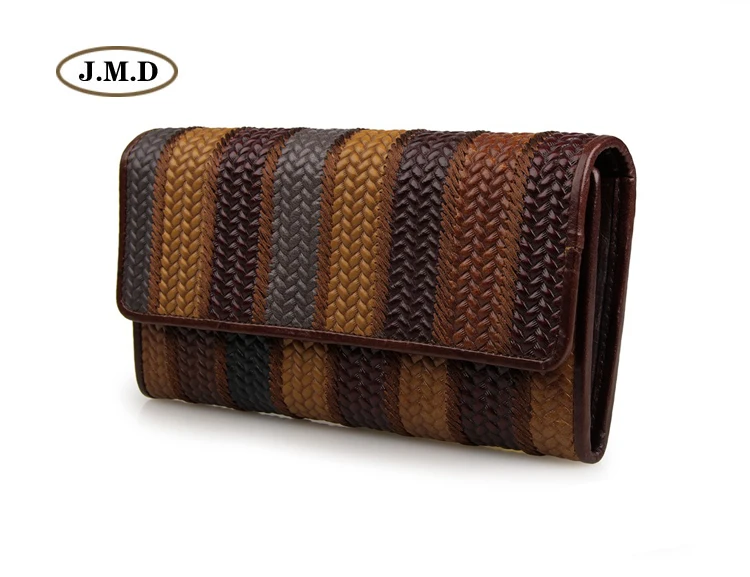 

J.M.D New Arrivals Genuine Leather Women's Fashion Style Money Holder Card Holder New Style Wallet Lady Purse 8096-1C/2C/3C