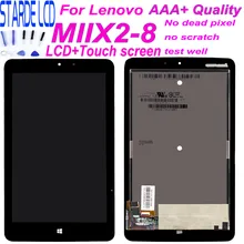 8" Display for Lenovo Miix2 Miix 2 8 MIIX2-8 LCD Display Matrix Touch Screen Digitizer Sensor Tablet PC Assembly + Free Tools