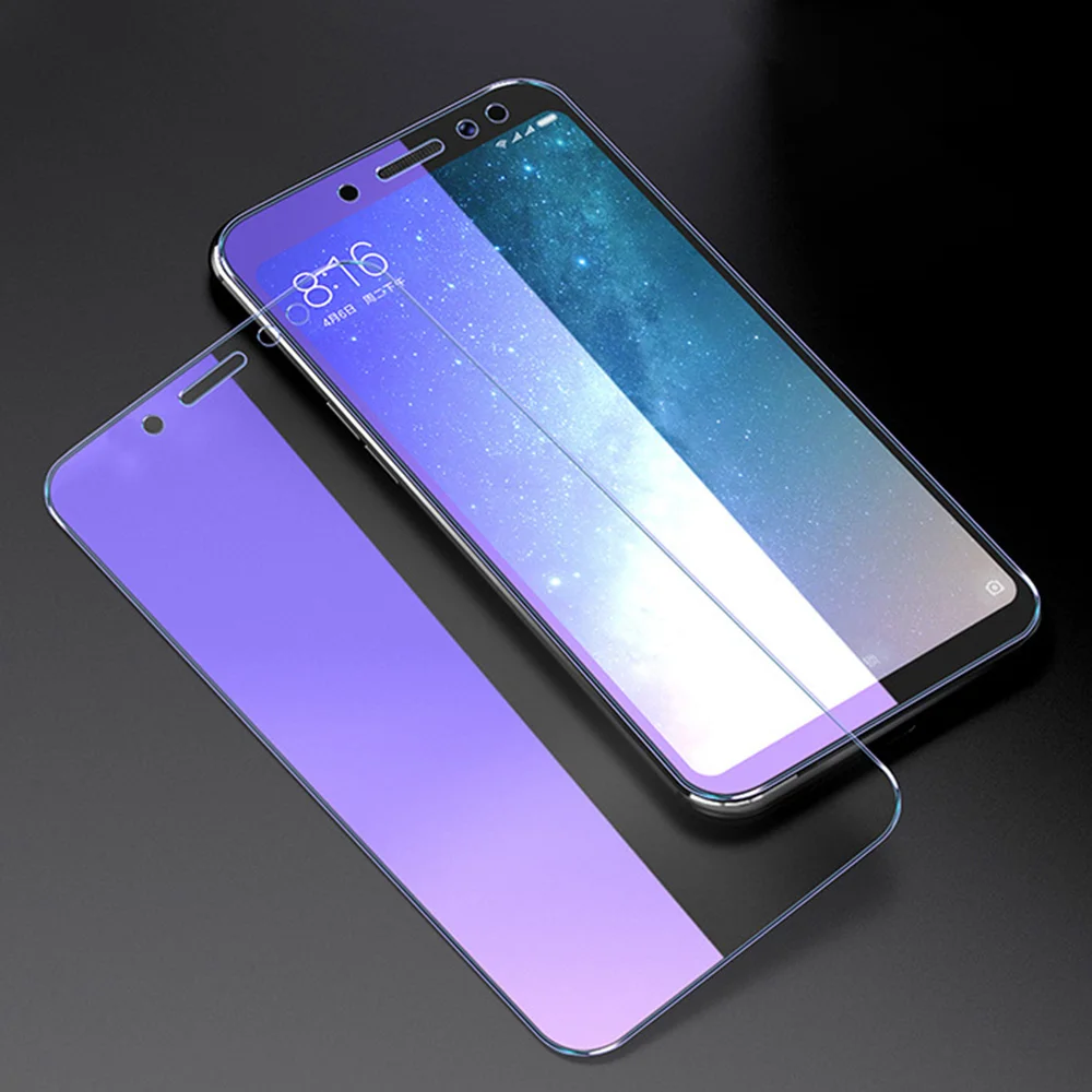 9D изогнутое закаленное стекло для защиты экрана Xiaomi Mi Redmi Note 5 6A 6 Pro Анти синее