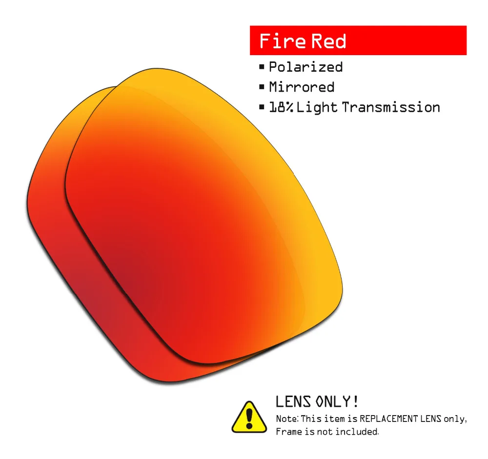 SmartVLT, 2 пары поляризованных солнцезащитных очков, Сменные линзы для солнцезащитных очков, солнцезащитные очки для Окли Twoface XL Ice Blue и Fire Red