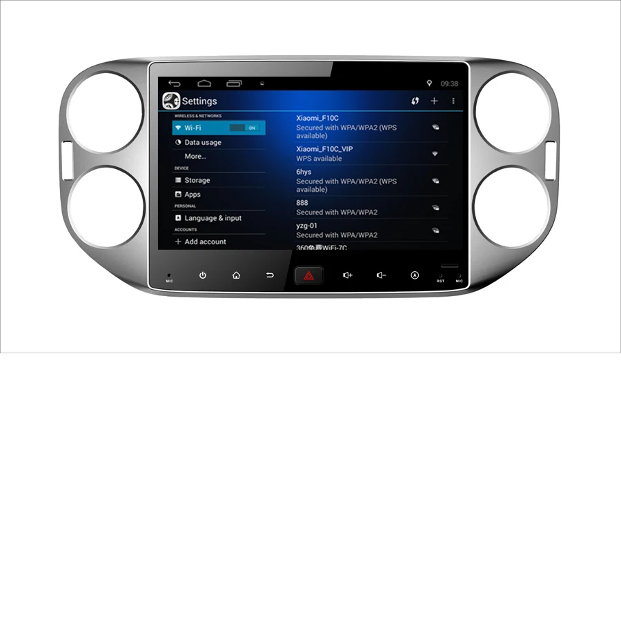 Discount OTOJETA car accessories for  Tiguan L 2015 gps navi android8.1 autoradio stereo bluetooth headunit tape carplay player 4
