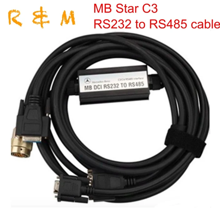 MB star C3 Автомобильный Кабель OBD2 и разъем RS232 к RS485 кабель STAR мультиплексор