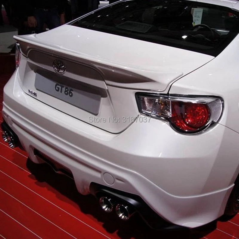 Для Toyota GT86 BRZ спойлер крыло 2013- ABS пластик Неокрашенный задний спойлер на крыло, крышу багажник губы крышка багажника автомобиля Стайлинг