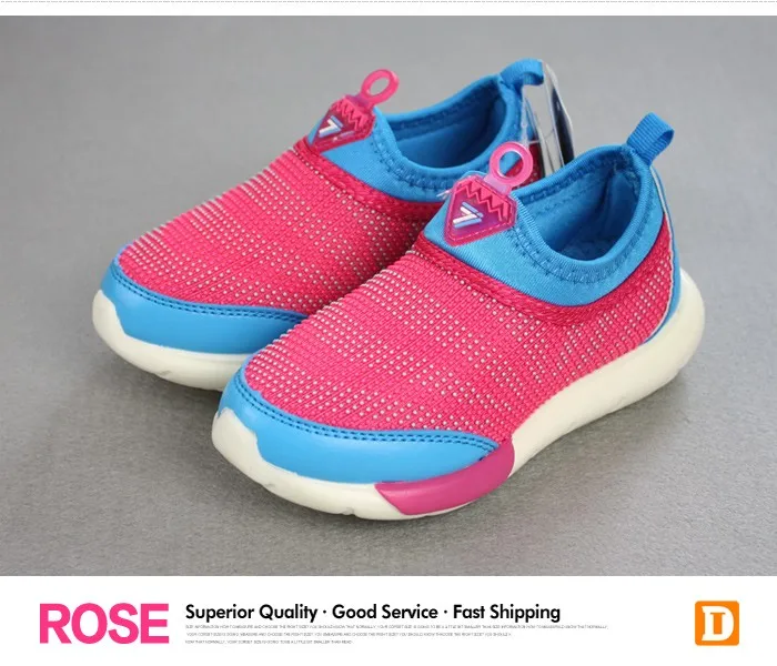 Breathable Children Shoes 2016 Summer New  Solid Air Mesh Strech Fabric Kids Shoes Relaxed Children's Shoes Boys Girls Sneakers 436 (7)