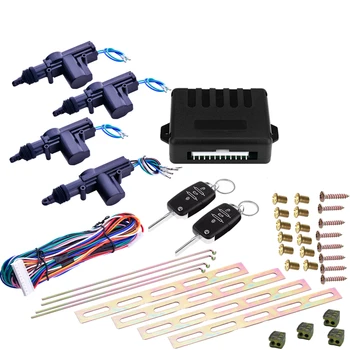 

Weiqi universal auto car power door lock actuator 12v Motor (4 Pack) Car Remote control Central Locking Keyless Entry System