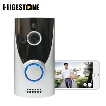

Higestone HD 720P WiFi Smart Security Doorbell Visual Intercom Recording Video Door Phone Night Vision Mobile APP Remote Control