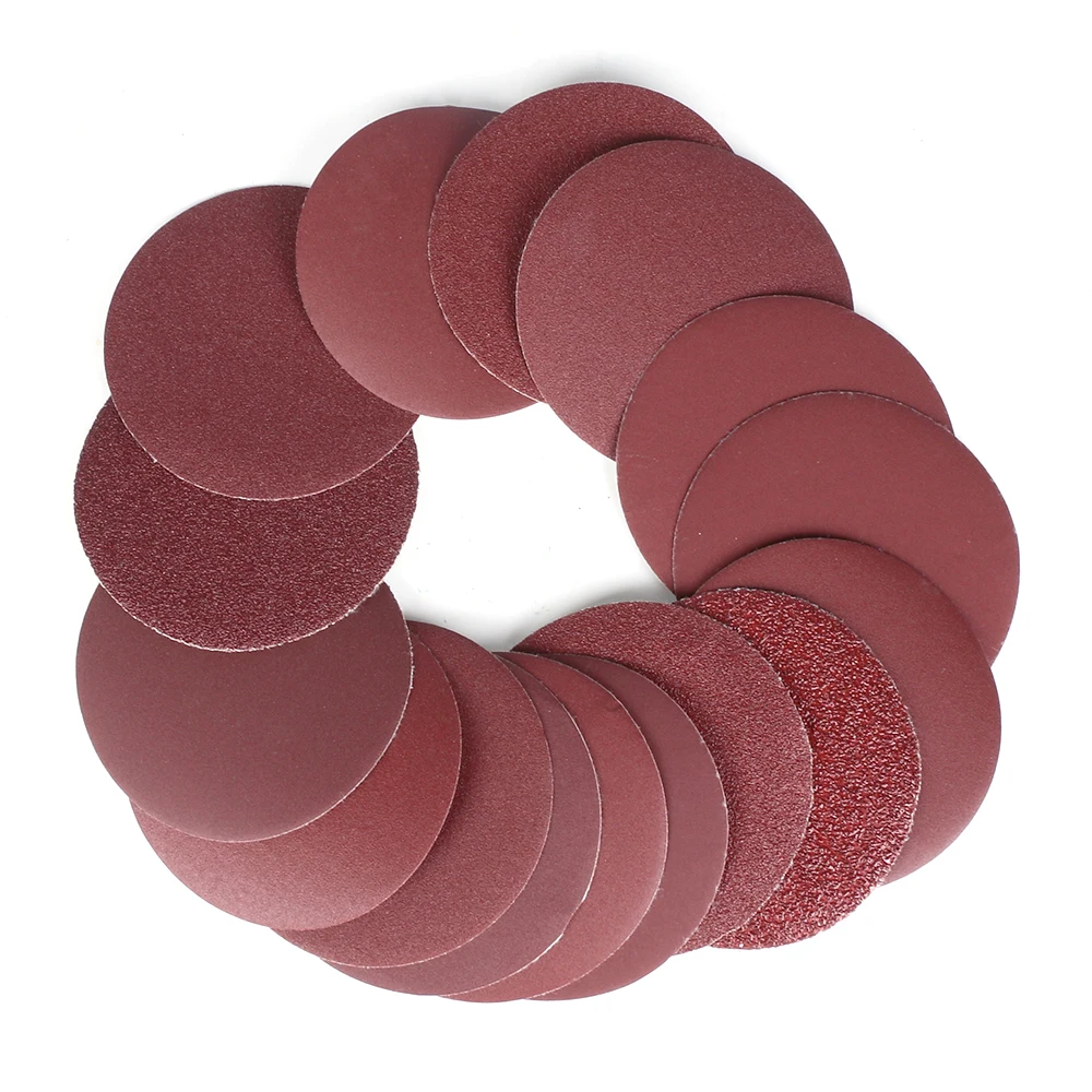 

5 Pcs 4" 100mm Round Shaped Sanding Disc Pads Sandpaper Sand Paper