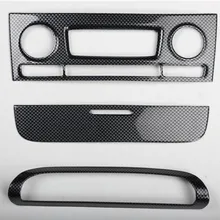 TTCR-II для Mercedes-Benz Smart Fortwo 2009- Автомобильная центральная консоль аксессуары для стайлинга автомобиля Автомобильная Наклейка ABS патч 3 шт