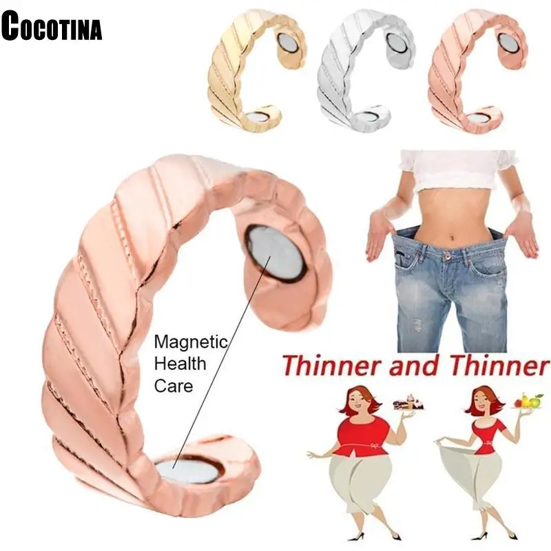 

Magnetic Medical Weight Loss Ring Slimming Tools Fitness Reduce Weight Ring String Stimulating Acupoints Gallstone Ring