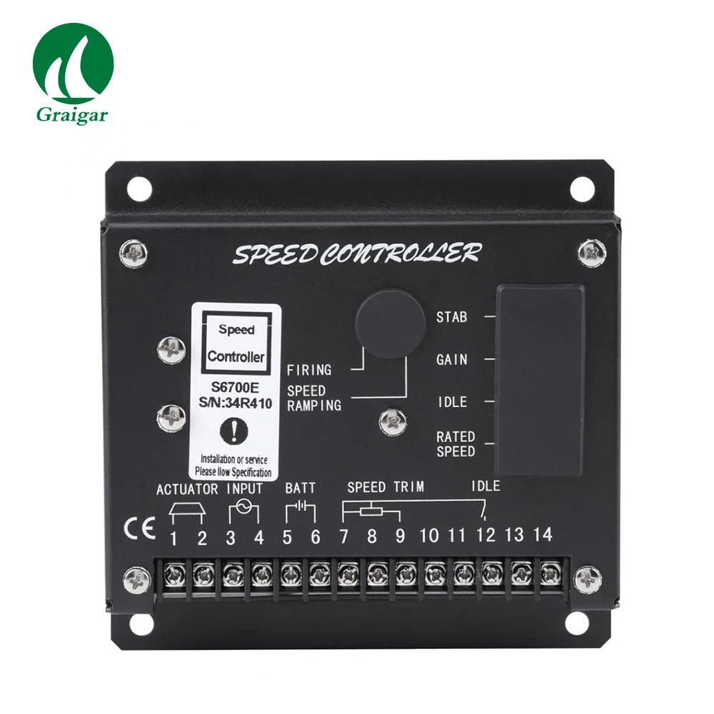 Speed Controller S6700E Speed Control Unit 12V DC Universal Motor Speed