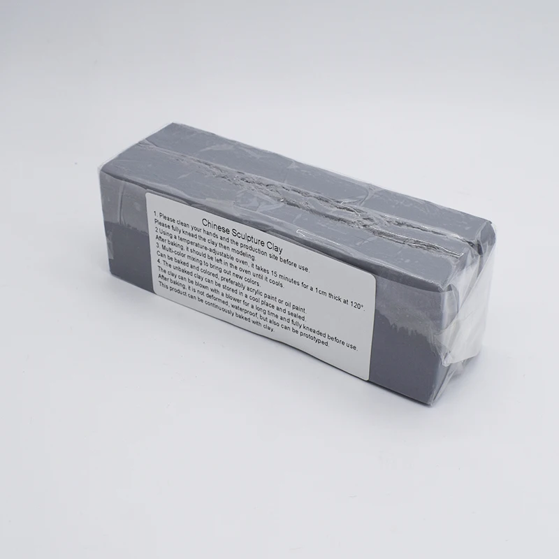 

Professional High Quality Oven-bake Polymer Clay Figure Modeling Soft Clay Soil 500g/block Gray klei Drop shipping