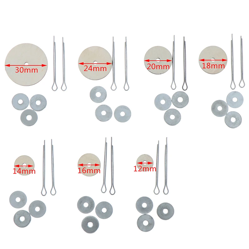 

10set wooden Doll Joints Dolls Accessories For Stuffed Toys Bear Making DIY Crafts Size 12-30mm