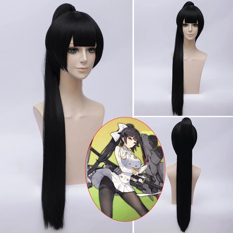 Azur Lane Takao and Atago Cosplay Costume Custom Long Sleeve Jacket Sext Tight Mini Skirt Pleated Dress Long Wig Battleframe Azur Lane Takao and Atago Cosplay Costume Custom Long Sleeve Jacket Sext Tight Mini Skirt Pleated Dress Long Wig Battleframe