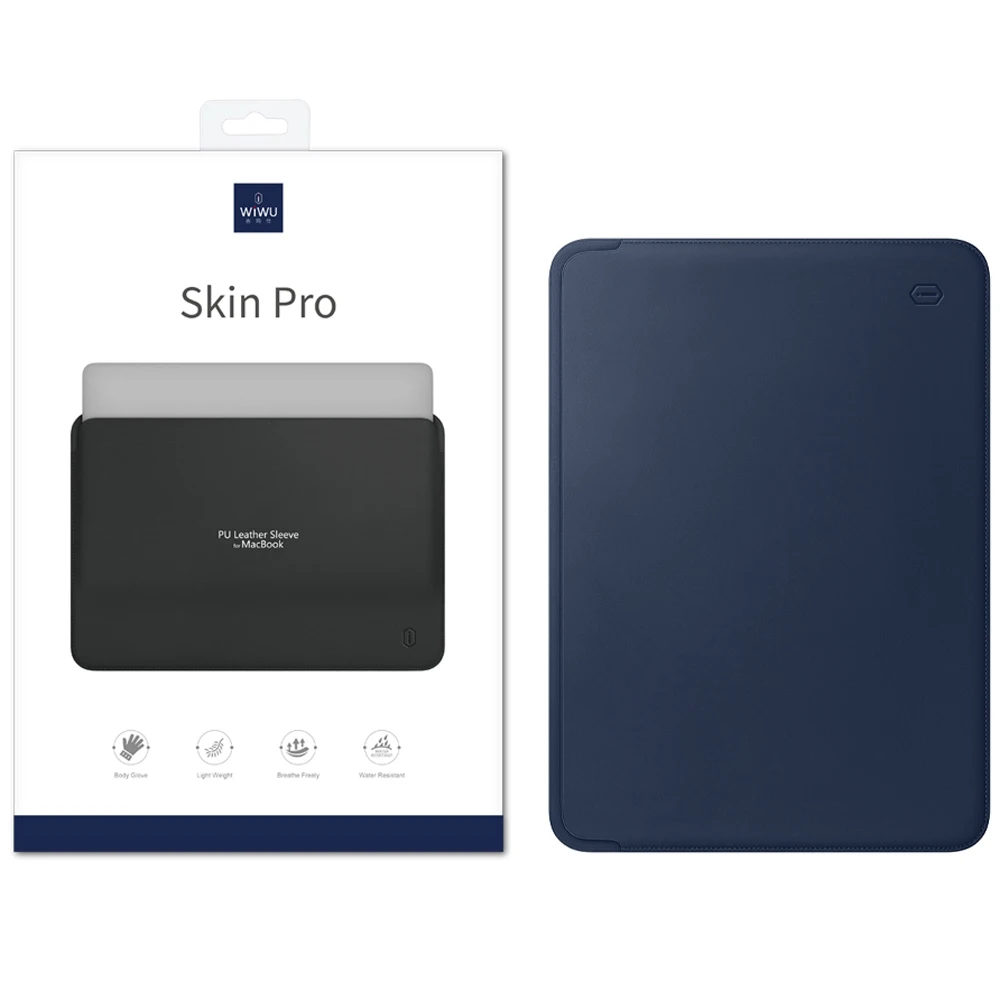 Чехол WiWU из искусственной кожи для MacBook Pro 13 16 Ультратонкий чехол ноутбука 15