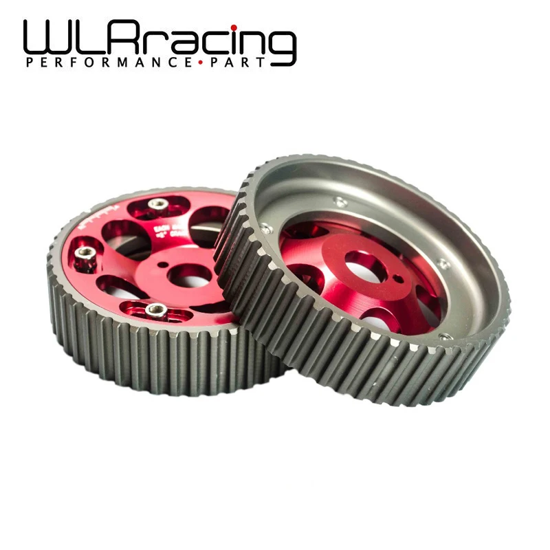 WLR RACING-(1 пара) для Toyota 1JZ 2JZ DOHC Регулируемый Алюминиевый шкив Cam Gear Red WLR6531R |