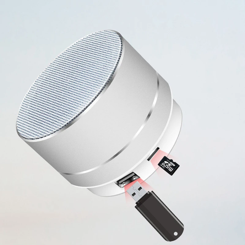 Rechargeable Portable Bluetooth Speaker Mini Speaker Music Audio TF USB AUX Stereo Sound Speaker Audio Music Player