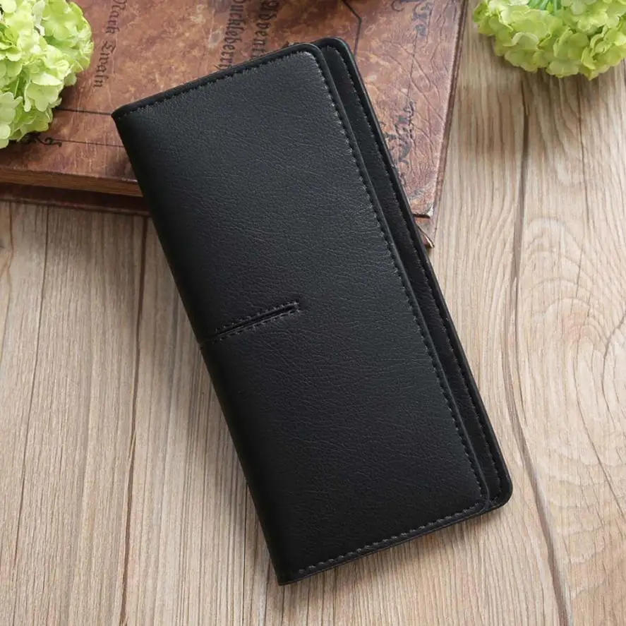 

Transer Fashion Women Simple Retro Hasp Long Wallet Coin Purse Card Holders Handbag drop shipping Q27 30
