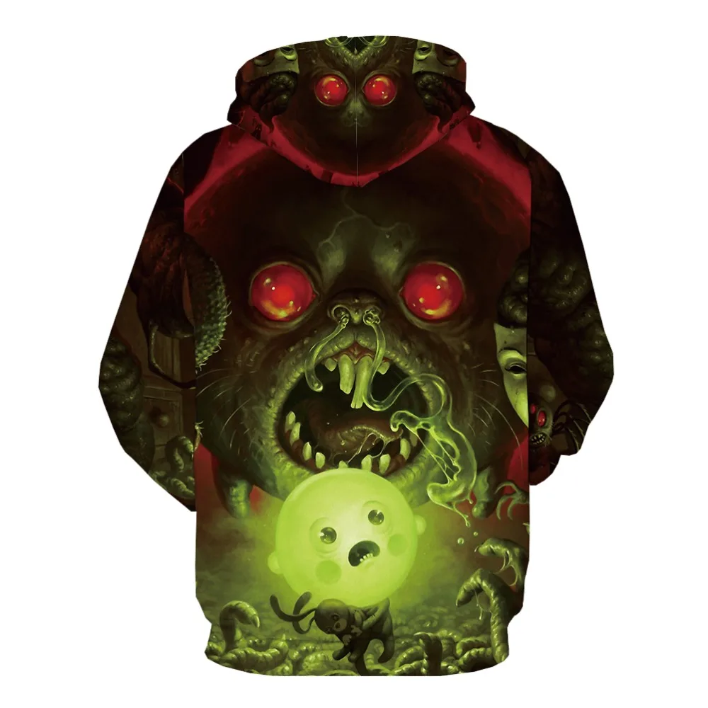 KYKU Brand Skull Sweatshirts men Animal Sweatshirt Printed Cartoon 3d Printed War Hoodie Print Harajuku Hoody Anime