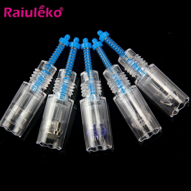 

10/20/50PCS Microneedling Derma Pen Screw Cartridge Dr Pen Needles for Electric Auto Microneedle 9 Pin/12 Pin/ 36 Pin/Round Nano