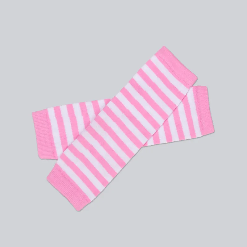 Baby warm leg warmers winter new rainbow socks set baby high quality cotton children's socks bar code stripes plus yarn