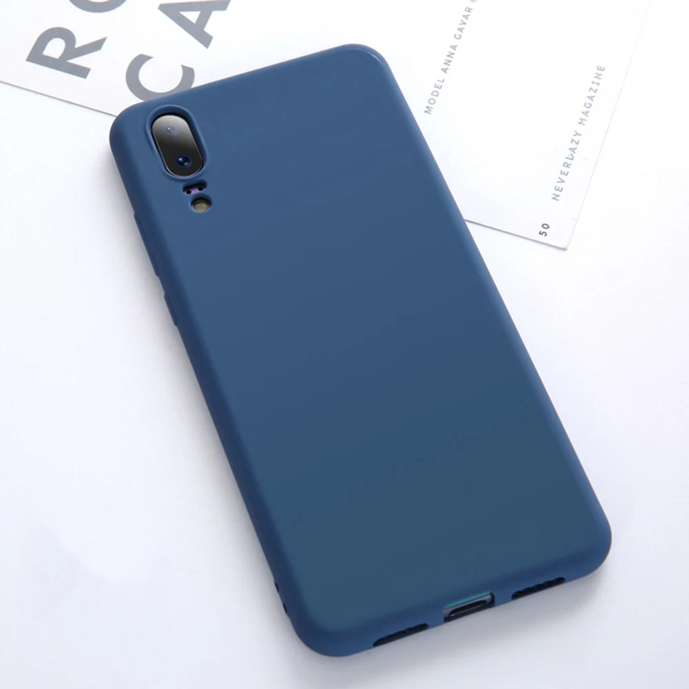 Original Liquid Silicone Case For Huawei P30 Pro Soft Gel Rubber Phone Cover Protective Case For Huawei P20 Lite Nova 3E 4E Capa (1)