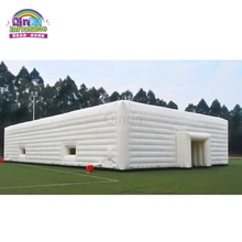 Commercial 20*20m Inflatable Marquee White Party Tent Lighting Inflatable Party Wedding Tent For Hire