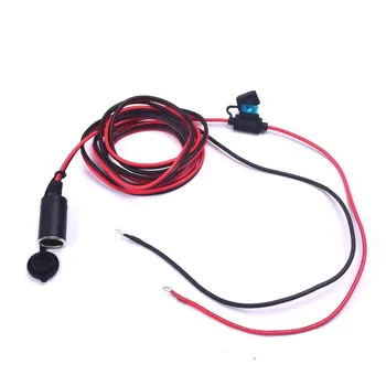 

1.2meter wire Cigarette lighter adapter with fuse tap 15A M turn O type terminal