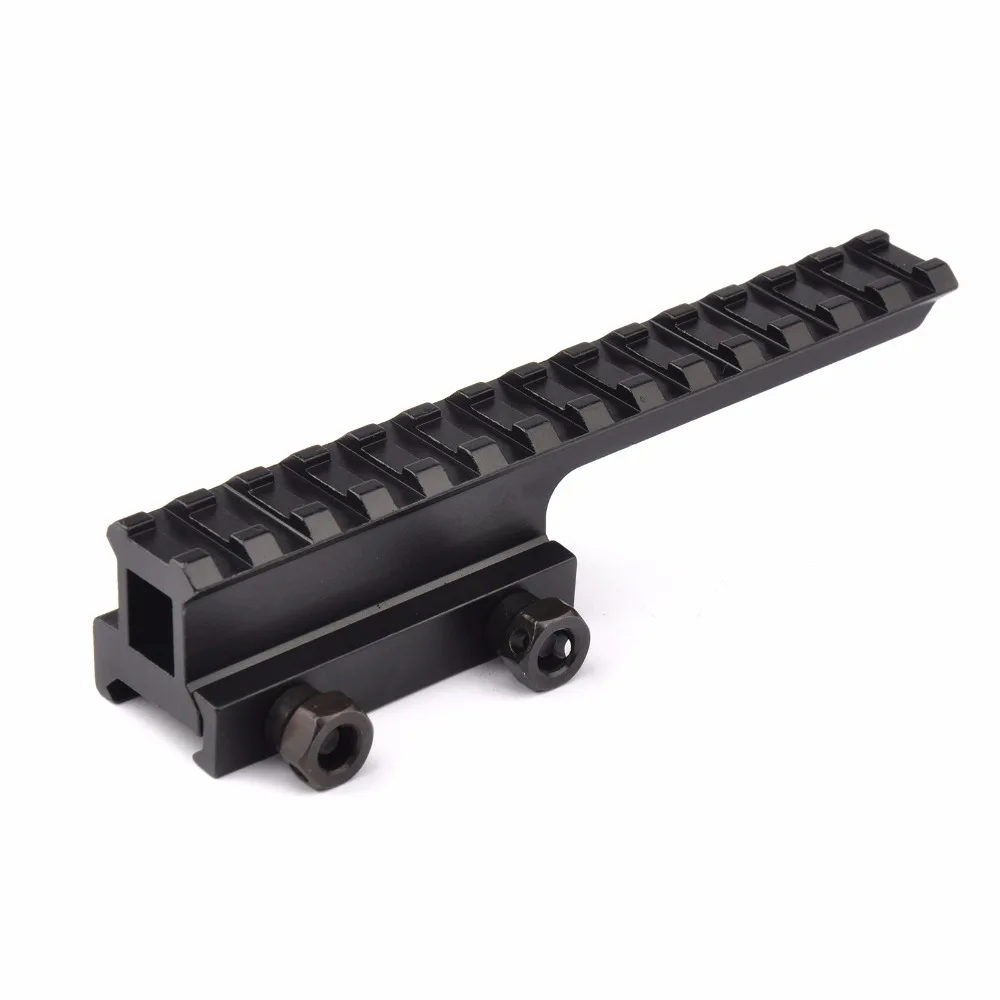التكتيكية Extened عالية الناهض قاعدة شقة أعلى 145mm طول 14 فتحات تناسب 20mm Picatinny السكك/ويفر السكك الحديدية جبل ل بندقية Riflescope الادسنس بندقية