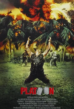 

Platoon War Movie Film Classic Wall Sticker Canvas Paintings Decorative Vintage Poster Home Bar Decor Gift
