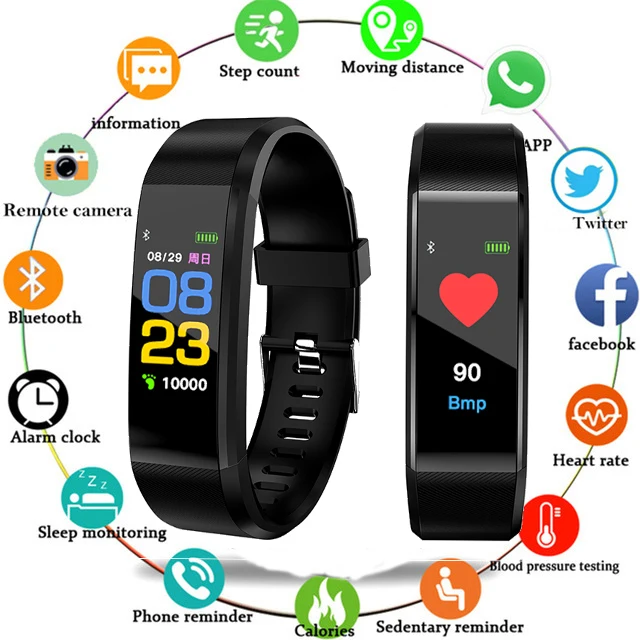 

New Smart Watch Men Women Heart Rate Monitor Blood Pressure Fitness Tracker Smartwatch Sport Watch for ios android Reloj Apple