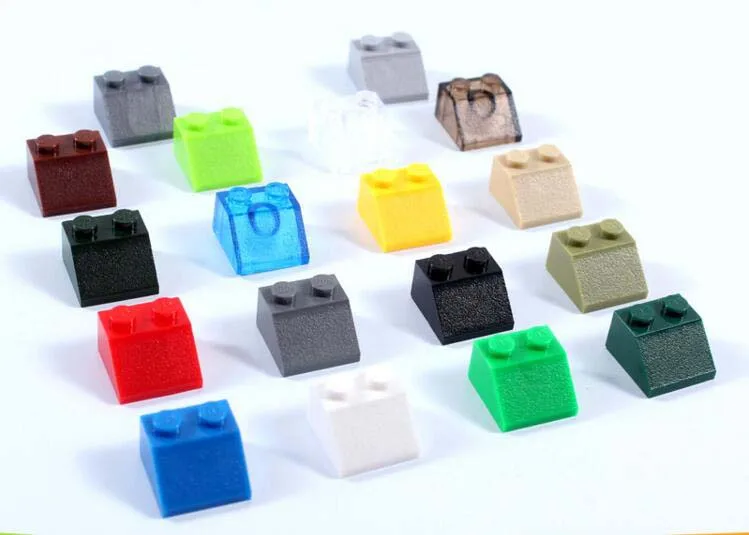 

50pcs/Lot Brick Parts 2x2 45 Slope , Bulk DIY Block Parts Compatible with Other Brand Assemble Particles