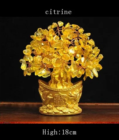 

natural citrine quartz crystal gem money tree in for wealth money bay