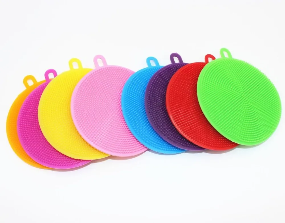 

Magic Cleaning Brushes Silicone Dish Bowl Scouring Pad Pot Pan Easy to Clean Wash Brushes Cleaner Sponges Dish Cooking Tool