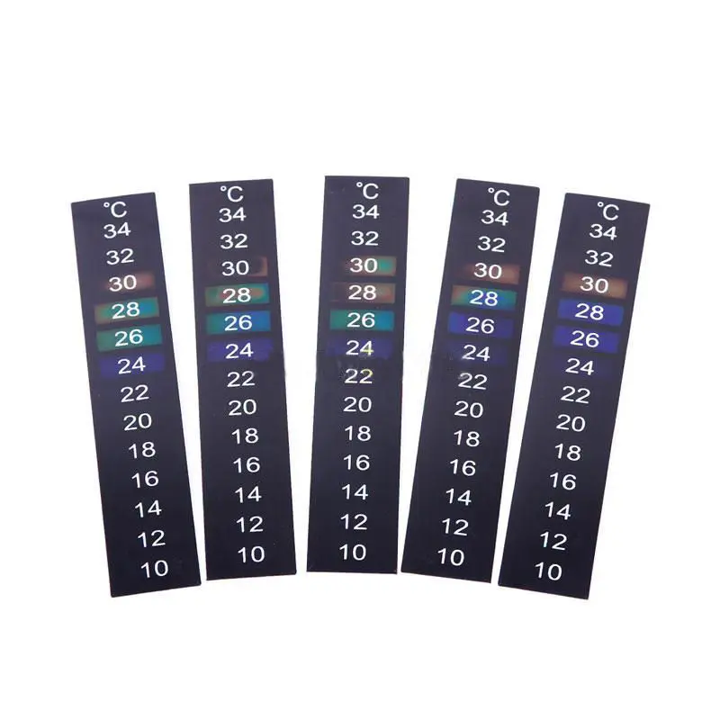 

3pcs Aquarium Tank Thermometer Sticky Scale Adhesive Temperature Meter Sticker