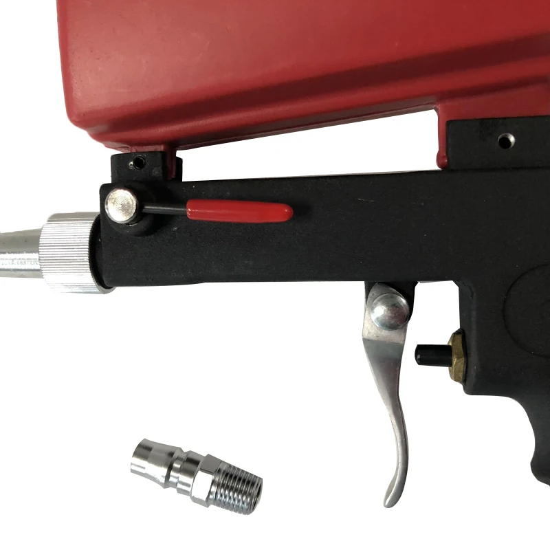 Sandblaster маленькая ручная портативная гравитационная подача пескоструйная пневматическая пескоструйная машина для железного стекла
