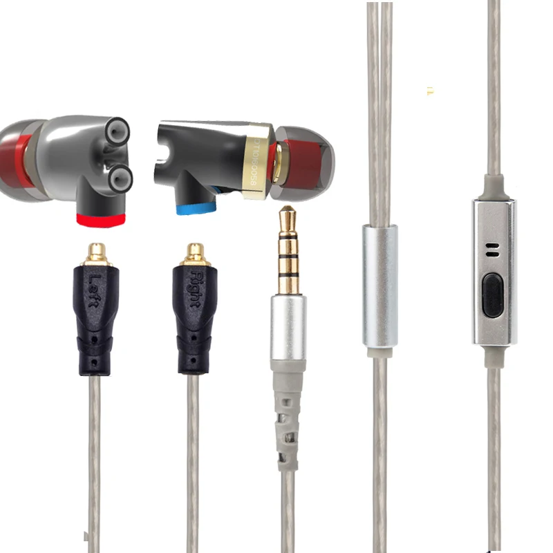 Проводные Внутриканальные наушники Pizen sздесь DT2 PLUS pro aptx bluetooth MMCX микрофонный