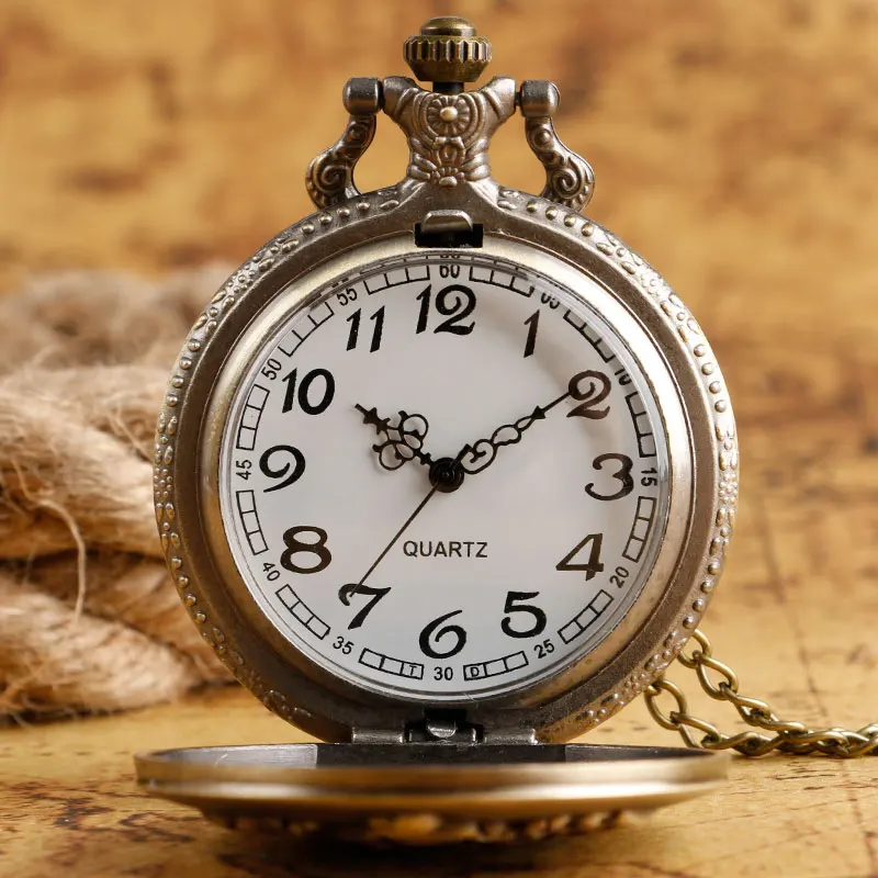 Harry Potter 2018 Retro Bronze Hogwarts College Slytherin Eagle Ravenclaw Harry Potter Quartz Pocket Watch Necklace Chain Fashion Pendant Men Women Kids Gifts 2018 (5)