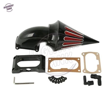 

Black Cut Motorcycle Spike Air Cleaner Kits Intake Filter case for Kawasaki Vulcan VN 2000 2000LT Classic 2004-2010