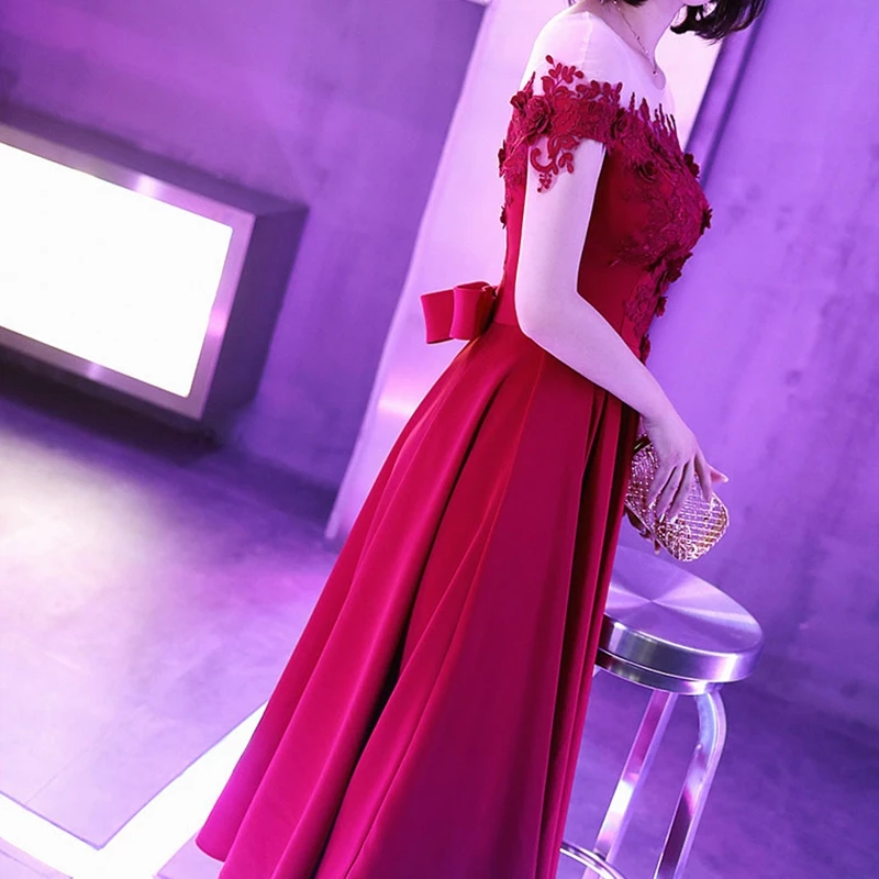 Платье нарядное платье для невесты банкет Vestido короткие платья для выпускного вечера Пышное платье красные платья подружки невесты TS902