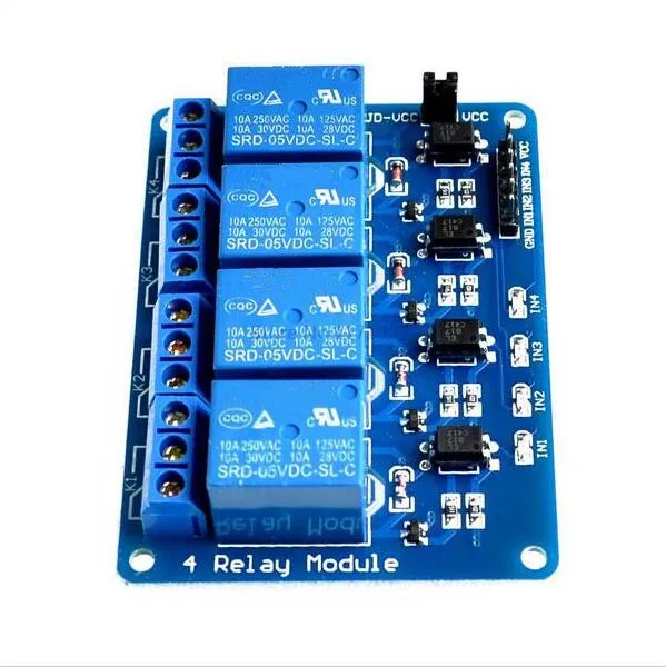 

3 шт./лот 4 road 12V релейный модуль с оптомуфтой защиты 4 канала для Arduino