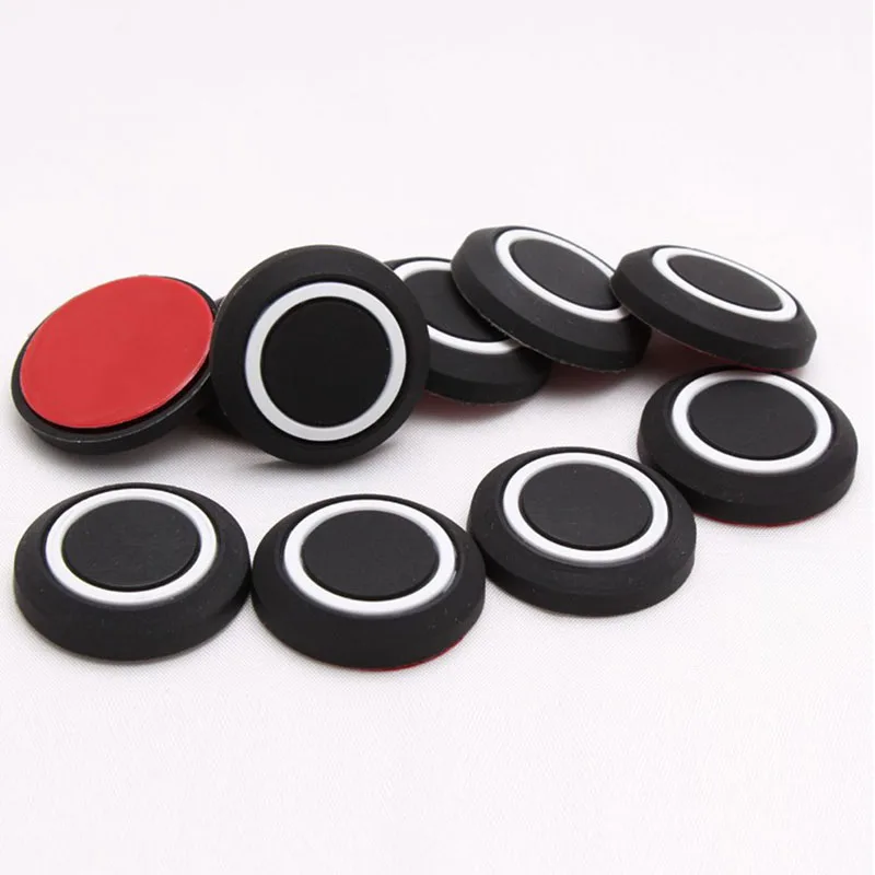 JX-LCLYL 10pcs Car Body Bumper Anti Scratch Dummy Sonar Cap Guard Protector Black