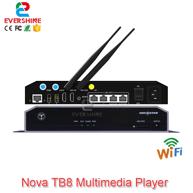 Мультимедийный плеер Novastar Taurus с двумя режимами Wi Fi и синхронным асинхронным