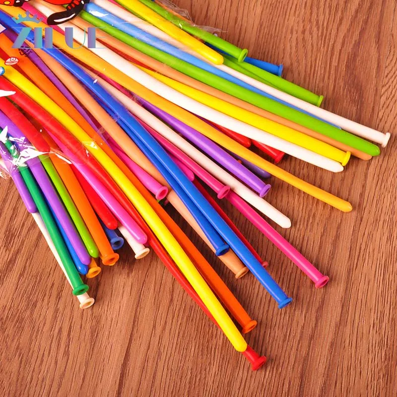 Zilue 100PCS/Lot Latex Balloons Modelling Animal Birthday Party Wedding Christmas Decoration Balloon Kids Toy Long Baloon | Дом и сад