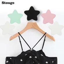 Stouge 1 шт. INS горячая Распродажа одежды настенный крюк для полотенца Детская комната украшения Висячие Крючки деревянная одежда звезды вешалка для одежды Крючок