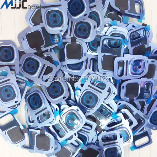 

10PCS Rear Camera Ring Holder Frame Lens Cover + Camera Lens glass For Samsung Galaxy S7 G930A G930F/S7 Edge G935 4 colors