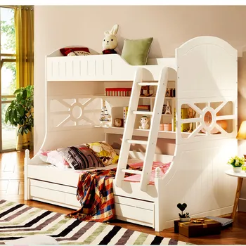 

2018 new fashion high quality 6-15 years old boy and girl children bedroom furniture sets