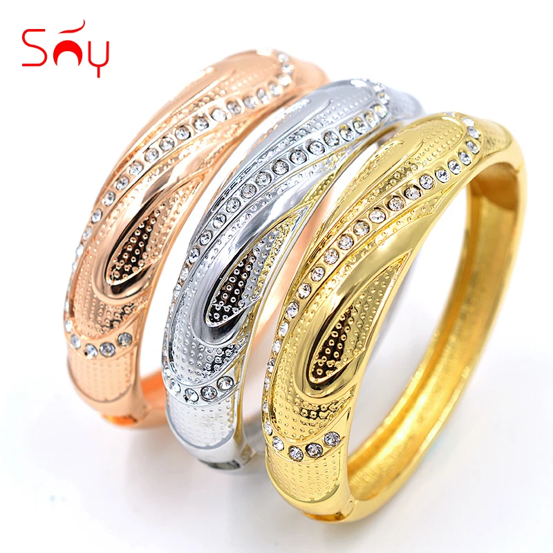 Sunny Jewelry Trendy New Arrivals Jewelry Dubai Fashion Cuff Bracelet